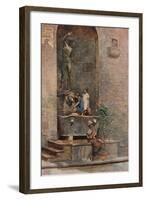 'The Fountain', c1904-Herbert Alexander Collins-Framed Giclee Print