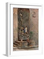 'The Fountain', c1904-Herbert Alexander Collins-Framed Giclee Print