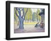 The Fountain des Lices in St. Tropez-Paul Signac-Framed Premium Giclee Print