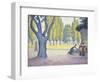 The Fountain des Lices in St. Tropez-Paul Signac-Framed Premium Giclee Print