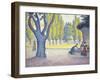 The Fountain des Lices in St. Tropez-Paul Signac-Framed Giclee Print