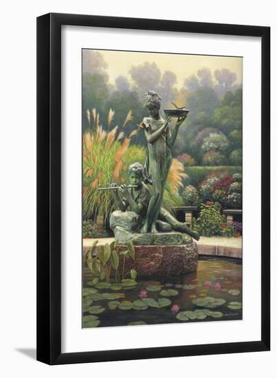 The Fountain II-John Zaccheo-Framed Giclee Print