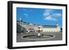 The Fountain in Karlsruhe Palace Courtyard-null-Framed Photographic Print