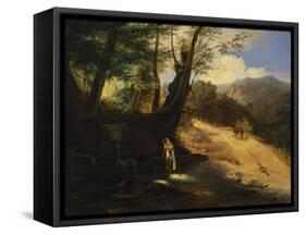 The Fountain in the Woods-Gaetano Donizetti-Framed Stretched Canvas