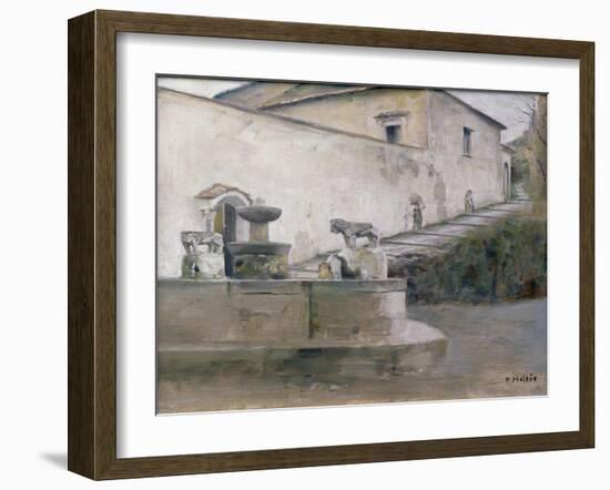 The Fountain, Italy-Carl Holsoe-Framed Giclee Print