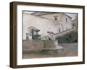 The Fountain, Italy-Carl Holsoe-Framed Giclee Print