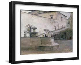 The Fountain, Italy-Carl Holsoe-Framed Giclee Print