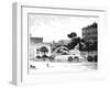 The Fountain of Cybele, Madrid, 1900-null-Framed Giclee Print