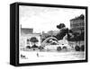 The Fountain of Cybele, Madrid, 1900-null-Framed Stretched Canvas