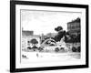 The Fountain of Cybele, Madrid, 1900-null-Framed Giclee Print