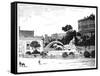 The Fountain of Cybele, Madrid, 1900-null-Framed Stretched Canvas