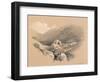 The Fountain of Job, 1855-David Roberts-Framed Giclee Print