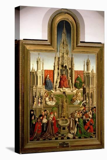 The Fountain of Life-Jan van Eyck-Stretched Canvas