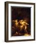 The Fountain of Love, 1780's-Jean-Honoré Fragonard-Framed Premium Giclee Print