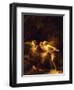 The Fountain of Love, 1780's-Jean-Honoré Fragonard-Framed Premium Giclee Print