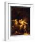 The Fountain of Love, 1780's-Jean-Honoré Fragonard-Framed Premium Giclee Print