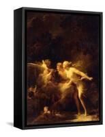 The Fountain of Love, 1780's-Jean-Honoré Fragonard-Framed Stretched Canvas