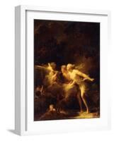 The Fountain of Love, 1780's-Jean-Honoré Fragonard-Framed Giclee Print