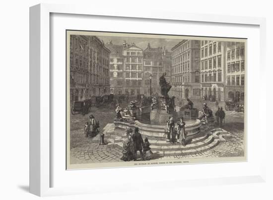 The Fountain of Raphael Donner in the Neumarkt, Vienna-null-Framed Giclee Print