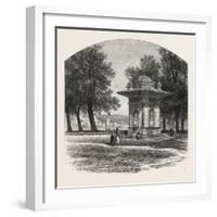 The Fountain of Sweet Waters, Constantinople, Istanbul, Turkey, 19th Century-null-Framed Giclee Print