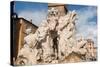 The Fountain of the Four Rivers, Piazza Navona, Rome, Lazio, Italy, Europe-Carlo-Stretched Canvas