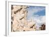 The Fountain of the Four Rivers, Piazza Navona, Rome, Lazio, Italy, Europe-Carlo-Framed Photographic Print