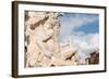 The Fountain of the Four Rivers, Piazza Navona, Rome, Lazio, Italy, Europe-Carlo-Framed Photographic Print