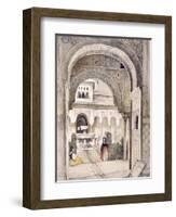 The Fountain of the Lions, from the Hall of the Abencerrajes-John Frederick Lewis-Framed Giclee Print