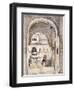 The Fountain of the Lions, from the Hall of the Abencerrajes-John Frederick Lewis-Framed Premium Giclee Print