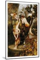 The Fountain Of Youth-Charles Napier Kennedy-Mounted Art Print