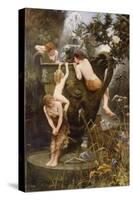 The Fountain of Youth-Charles Napier Kennedy-Stretched Canvas