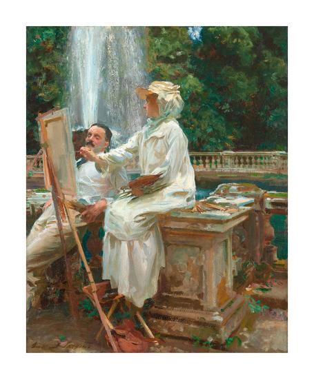 'The Fountain, Villa Torlonia, Frascati, Italy, 1907' Giclee Print ...