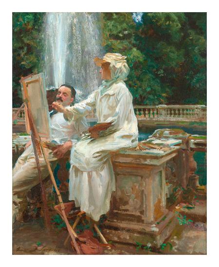 'The Fountain, Villa Torlonia, Frascati, Italy, 1907' Giclee Print ...