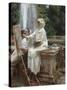 The Fountain, Villa Torlonia, Frascati, Italy, 1907-John Singer Sargent-Stretched Canvas