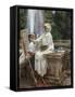 The Fountain, Villa Torlonia, Frascati, Italy, 1907-John Singer Sargent-Framed Stretched Canvas