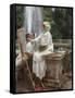 The Fountain, Villa Torlonia, Frascati, Italy, 1907-John Singer Sargent-Framed Stretched Canvas