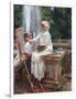 The Fountain, Villa Torlonia, Frascati, Italy by John Singer Sargent-John Singer Sargent-Framed Giclee Print