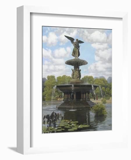 The Fountain-John Zaccheo-Framed Giclee Print