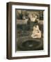 The Fountain-Clarence Henry White-Framed Giclee Print