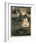 The Fountain-Clarence Henry White-Framed Giclee Print
