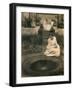 The Fountain-Clarence Henry White-Framed Giclee Print