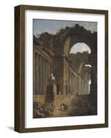 The Fountains, 1787-88-Hubert Robert-Framed Giclee Print