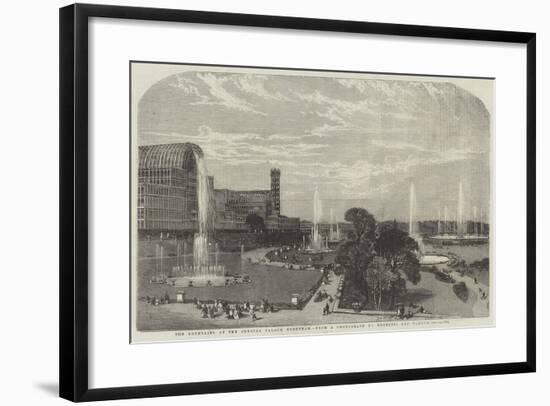 The Fountains at the Crystal Palace, Sydenham-null-Framed Giclee Print