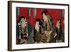 The Four Actors of the Kabuki's Theater-Kuniyoshi Utagawa-Framed Giclee Print