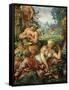 The Four Ages of Life Frescos, the Silver Age-Pietro da Cortona-Framed Stretched Canvas