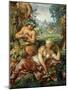 The Four Ages of Life Frescos, the Silver Age-Pietro da Cortona-Mounted Giclee Print