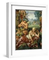 The Four Ages of Life Frescos, the Silver Age-Pietro da Cortona-Framed Giclee Print