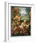 The Four Ages of Life Frescos, the Silver Age-Pietro da Cortona-Framed Giclee Print