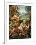 The Four Ages of Life Frescos, the Silver Age-Pietro da Cortona-Framed Giclee Print