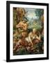 The Four Ages of Life Frescos, the Silver Age-Pietro da Cortona-Framed Giclee Print